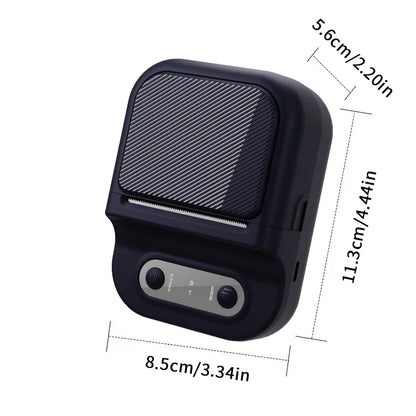 Support 12-57mm Width Mini Thermal Label Printer Self-adhesive Paper Portable Inkless Printer Bluetooth Sticker Tag Label Maker