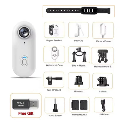 4K Outdoor Sports Camera 1080P Mini Camera In Helmet Motorcycle Bike Filming Waterproof  Bicycle Action Video Recording Body Cam