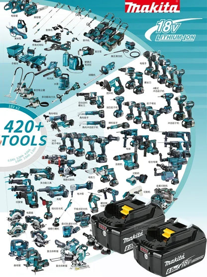 🎐 2025 Makita BL1860 BL1850B BL1850 BL1840 BL1830 Screwdriver Battery & Charger 18v Replacement Power Tool Batteries.