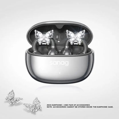 Sanag Z60S Ear Clip on OWS Earphones HiFi Sound Open Ear Earbud Audífonos Bluetooth Wireless Headphones Flash-sale Headsed
