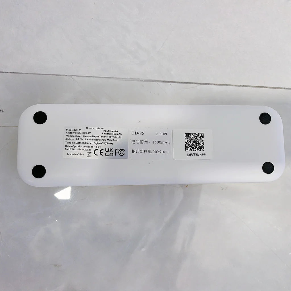 A4 Portable Thermal Printer  Bluetooth &USB Photos txt word PDF Document Printing Compatible with Android, iOS, Windows systems