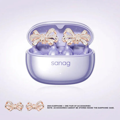 Sanag Z60S Ear Clip on OWS Earphones HiFi Sound Open Ear Earbud Audífonos Bluetooth Wireless Headphones Flash-sale Headsed