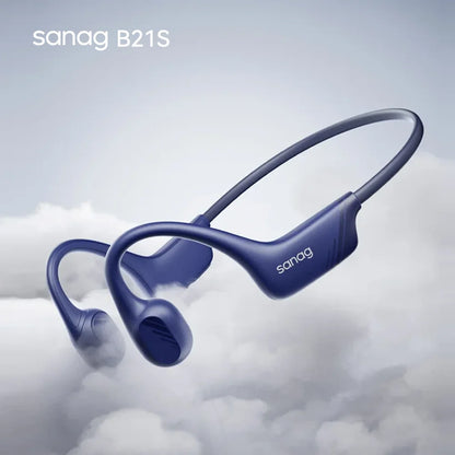 Sanag B21S True Bone Conduction Audífonos Bluetooth Earphones Flash-sale HiFi Sound Headphones Choice Earbuds Wireless Headset