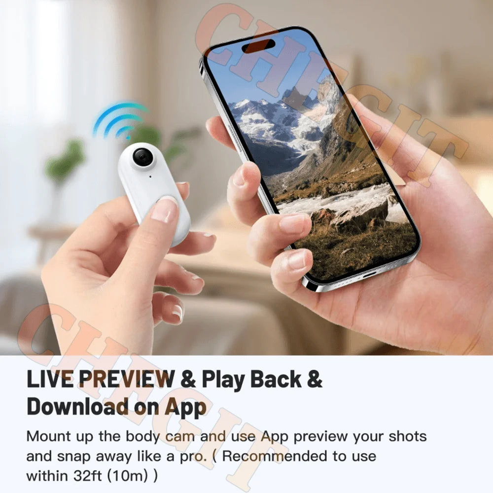 4K Motorcycle Mini Recorder Finger WIFI Action Camera Lightweight POV Motorcycle Road Sport Cam Bicycle Vlog Pet Body Camera