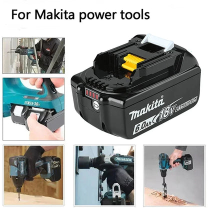 🎐 2025 Makita BL1860 BL1850B BL1850 BL1840 BL1830 Screwdriver Battery & Charger 18v Replacement Power Tool Batteries.