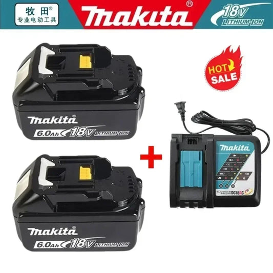 🎐 2025 Makita BL1860 BL1850B BL1850 BL1840 BL1830 Screwdriver Battery & Charger 18v Replacement Power Tool Batteries.