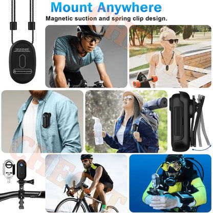 4K Motorcycle Mini Recorder Finger WIFI Action Camera Lightweight POV Motorcycle Road Sport Cam Bicycle Vlog Pet Body Camera