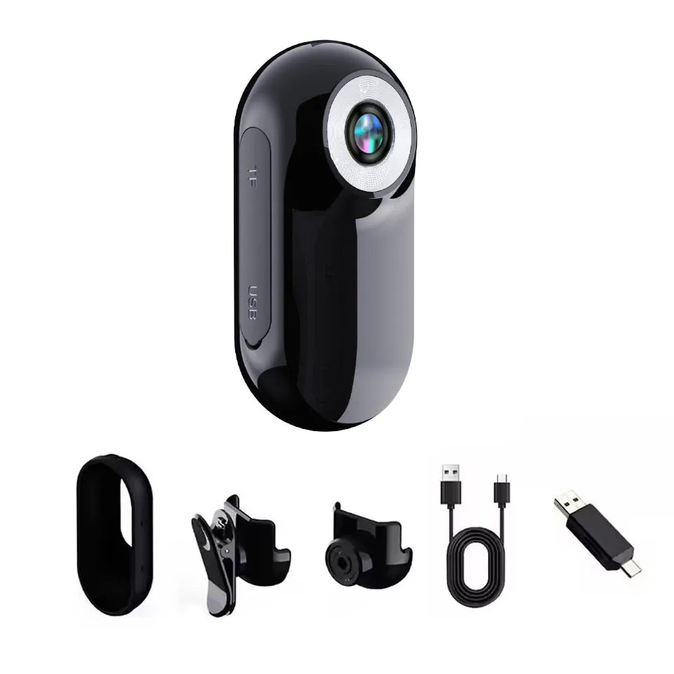 4K Outdoor Sports Camera 1080P Mini Camera In Helmet Motorcycle Bike Filming Waterproof  Bicycle Action Video Recording Body Cam