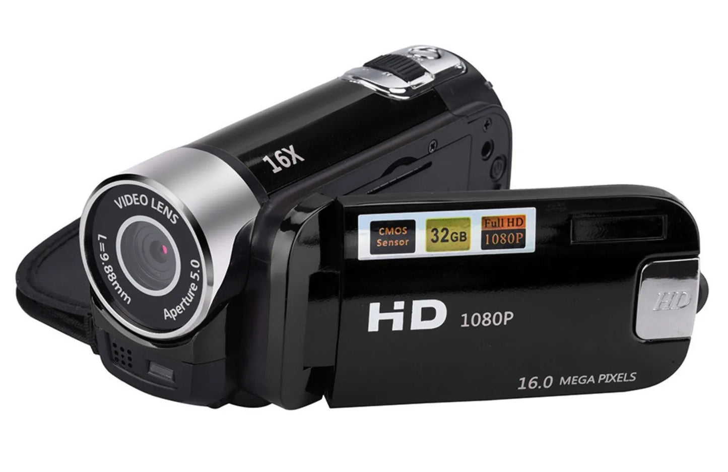New 48MP DV Camera 2.7in TFT Rotatable Screen 16x Digital Zoom Video Camera with USB Cable 1080P Camera Vlogging Camera