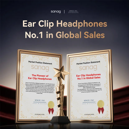 Sanag Z60S Ear Clip on OWS Earphones HiFi Sound Open Ear Earbud Audífonos Bluetooth Wireless Headphones Flash-sale Headsed