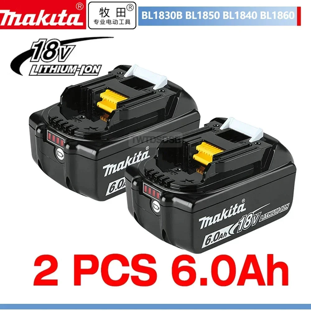 🎐 2025 Makita BL1860 BL1850B BL1850 BL1840 BL1830 Screwdriver Battery & Charger 18v Replacement Power Tool Batteries.