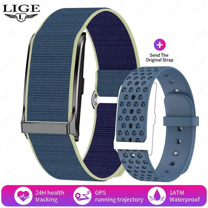 LIGE Smart Watch Heart Rate Blood Pressure Monitor Pedometer Sports Fitness Tracker Electronic Bracelet Men Women Smartwatch Man