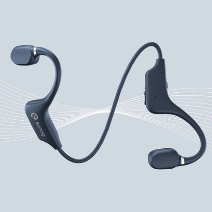Sanag A5X True Bone Conduction Headphones Wireless Sport Open Ear Bluetooth Earphones 3D Stereo Sound Flash-sale Choice Headset