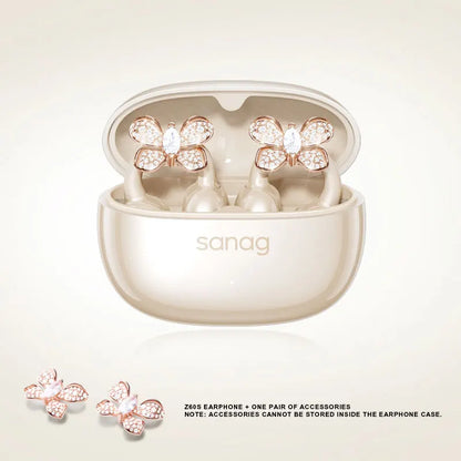 Sanag Z60S Ear Clip on OWS Earphones HiFi Sound Open Ear Earbud Audífonos Bluetooth Wireless Headphones Flash-sale Headsed