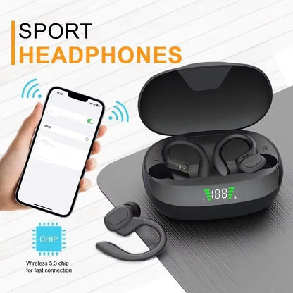 SP16 Wireless Earphones Ture Wireless Earbuds Ear Hook Sports HiFI Stereo Waterproof Headset With Mic TWS Headphone