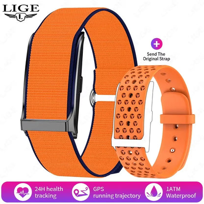 LIGE Smart Watch Heart Rate Blood Pressure Monitor Pedometer Sports Fitness Tracker Electronic Bracelet Men Women Smartwatch Man