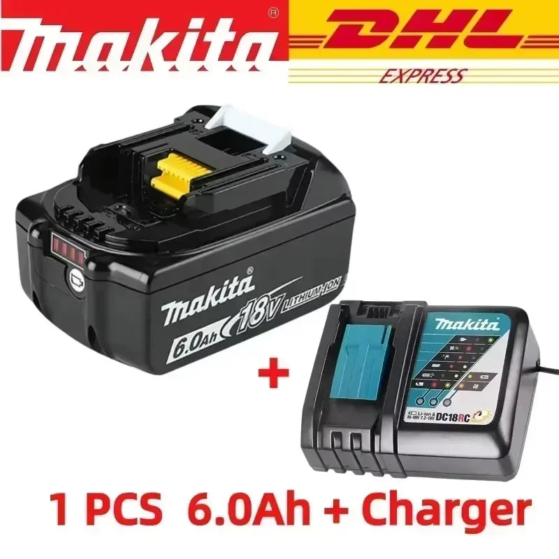 🎐 2025 Makita BL1860 BL1850B BL1850 BL1840 BL1830 Screwdriver Battery & Charger 18v Replacement Power Tool Batteries.